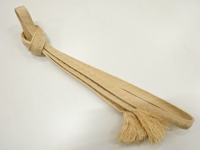 JAPANESE KIMONO / HAND-TIED OBIJIME CORD